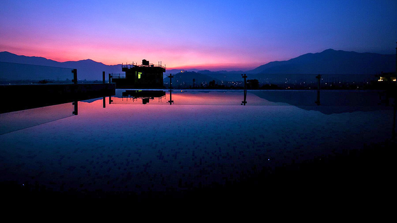 Beautiful Kathmandu Hotel Roofttop Swimming Pool in Kathmandu Valley Nepal