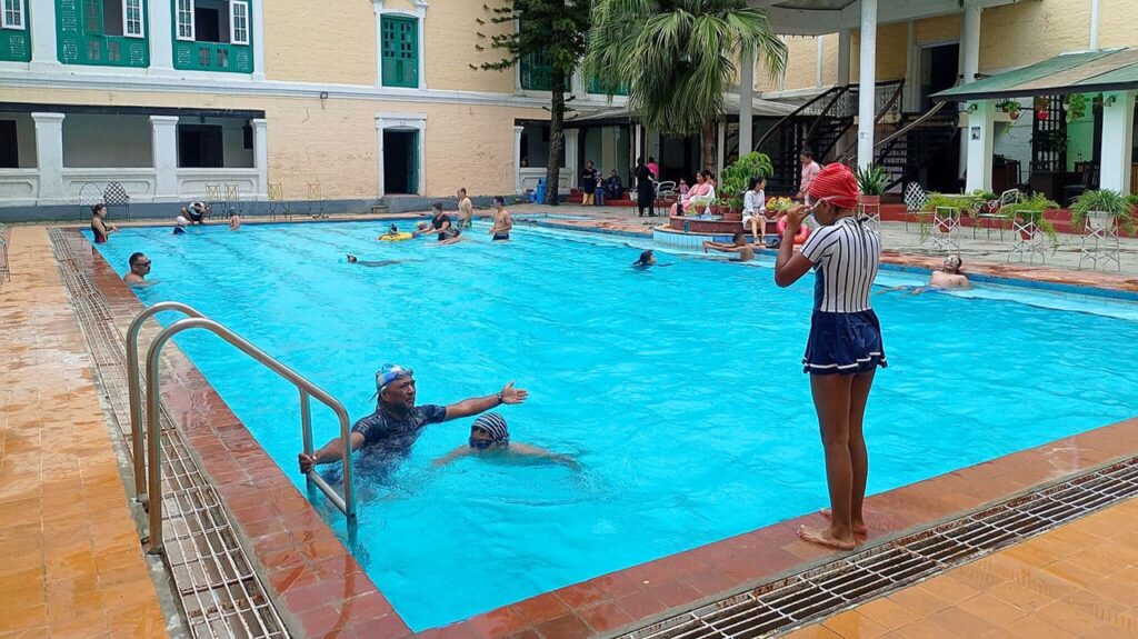 International Club Sanepa Swimming Pool in Kathmandu Valley Nepal