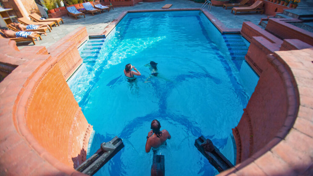 Shangri-La Hotel Swimming Pool in Kathmandu