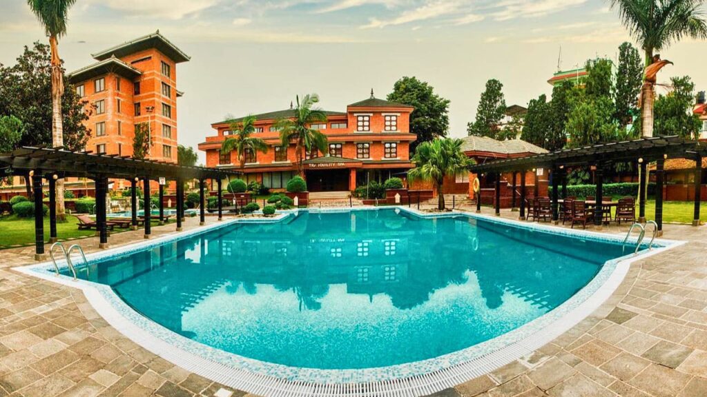 Soaltee Crowne Plaza Swimming Pool in Kathmandu Valley Nepal